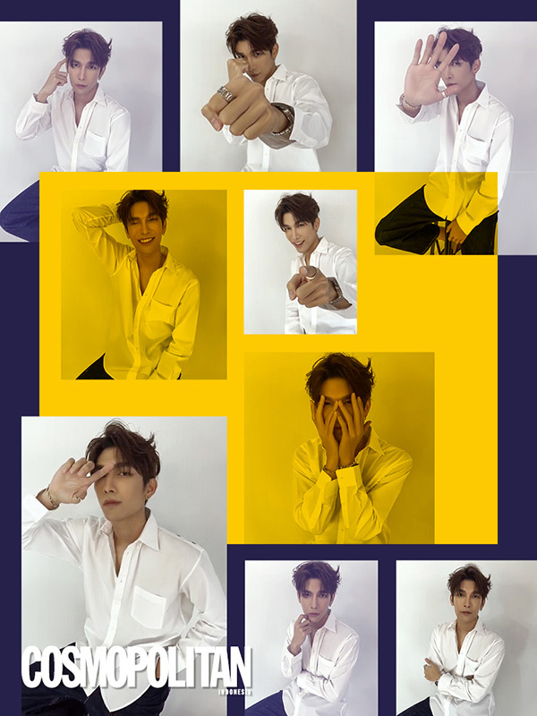Opening Image Mew Suppasit wear White Shirt