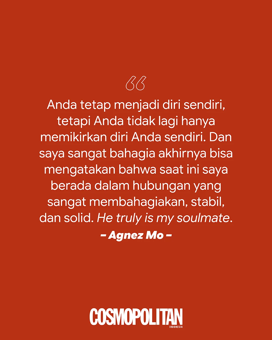 Agnez Mo Quote